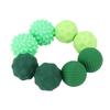 8Pcs Sensory Magnetic Balls High Elasticity Vibrant Colors Textured Fidget Toy Finger Toy Green