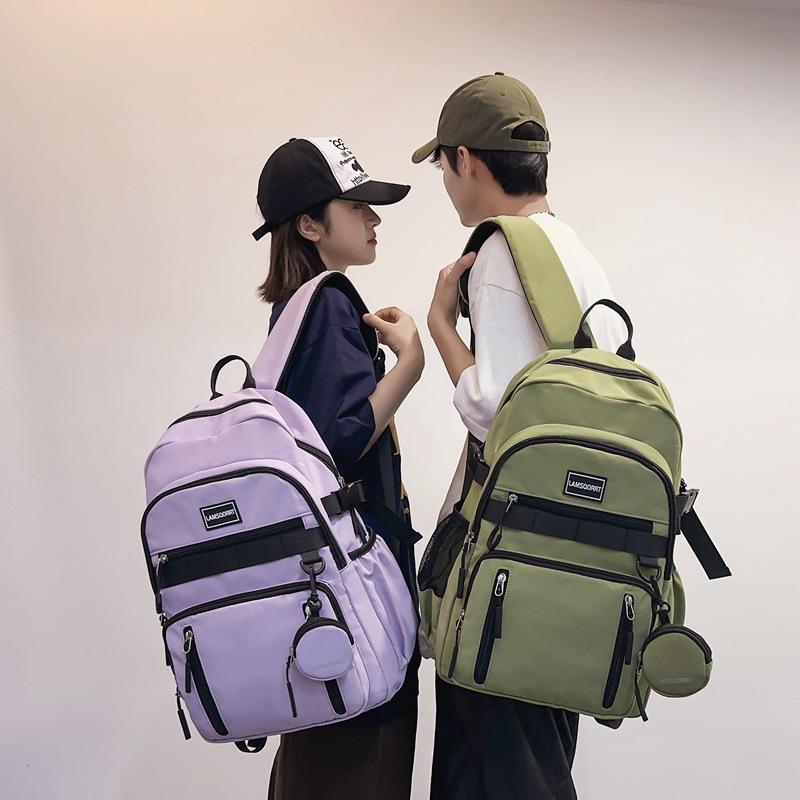 Schoolbag Versatile College Student School Bag Female Japanese Campus Junior High School Backpack Large Capacity Backpack 1011 Summer
