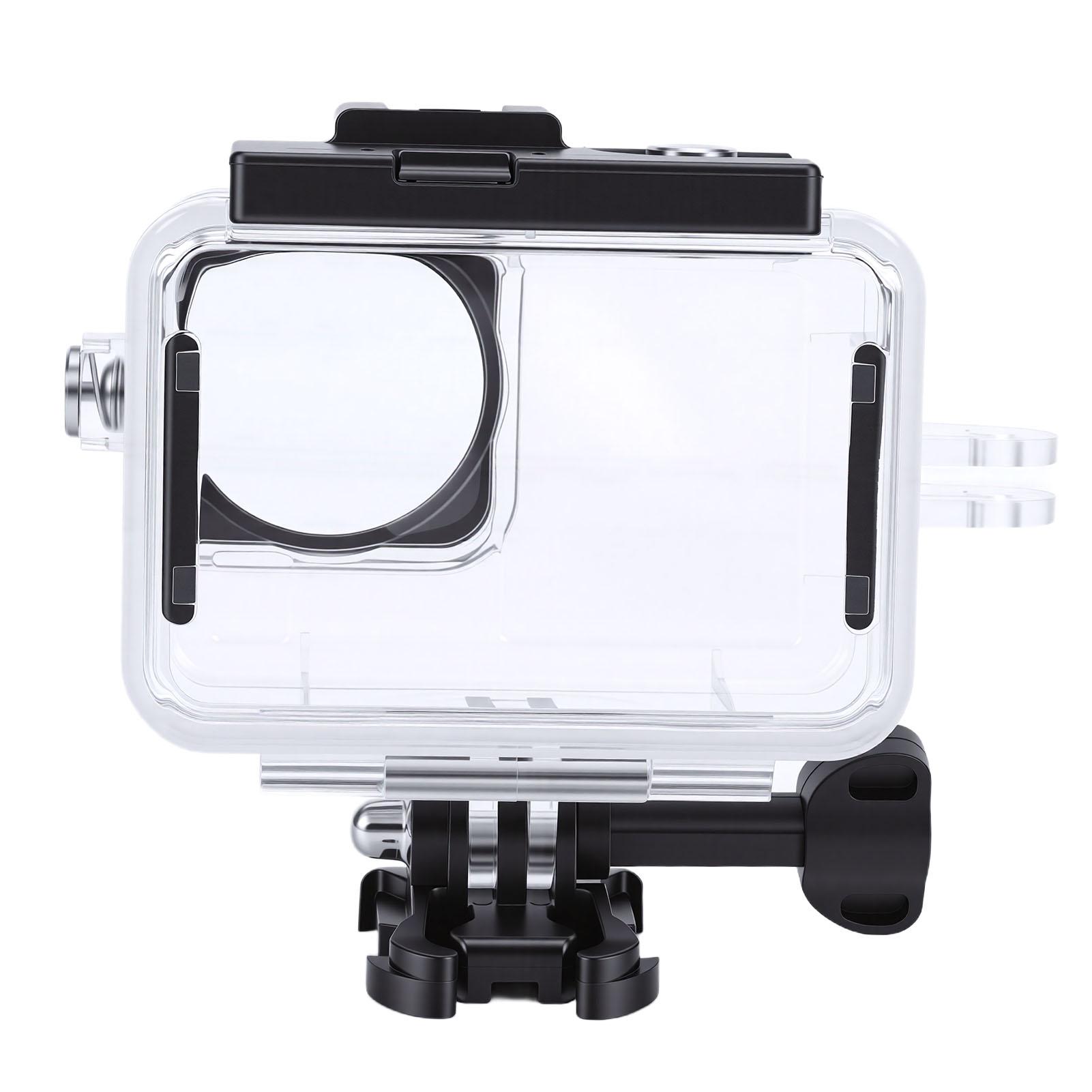 Boîtier Étanche Adapté pour DJI Action 6 Action Caméra Haute Transmission de Lumière Boîtier Sous-Marin pour Caméra