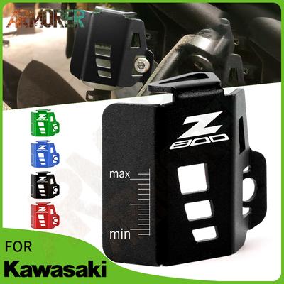 KAWASAKI Z800 Z 800 CNC Alüminyum Motosiklet Aksesuarları Arka fren hidroliği Tankı Rezervuar Koruma Kapak Koruyucu 2017