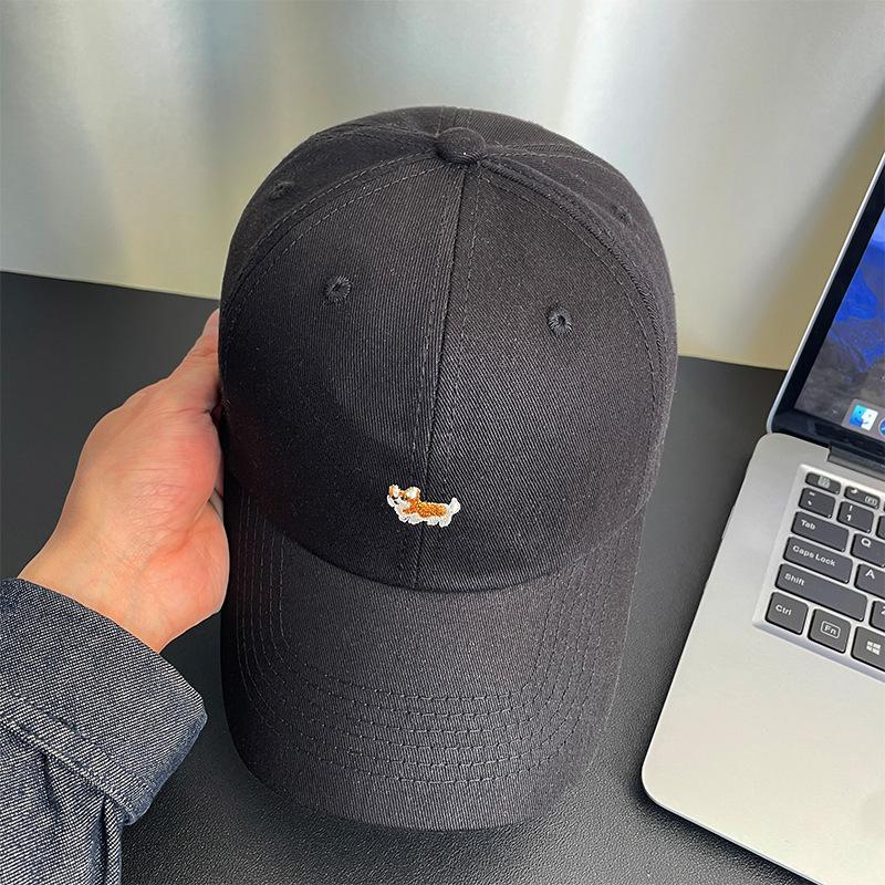 

Женская бейсболка для щенка, глубокий верх, большой обхват головы, солнцезащитная шляпа, летняя уличная универсальная шляпа с широкими полями, подчеркивающая лицо, маленькая студенческая кепка