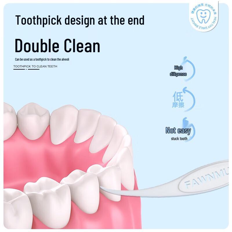 Little Deer Mom Disposable Ultra-Fine Dental Floss Picks