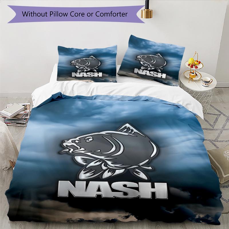 3pcs Nash Tackle1 pattern bedding set duvet cover set includes duvet cover &pillowcases, perfect all season bedroom decoration & gift