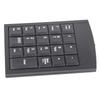 Black 19 Key USB Numeric Keypad Plug and Play Mini Size Number Keyboard Portable Numeric Keypad Accounting