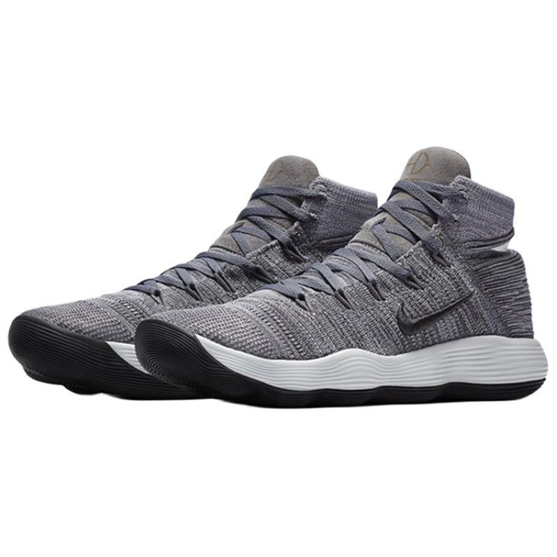 New Nike Hyperdunk 2017 Flyknit 'Cool Grey Black' 917727-007