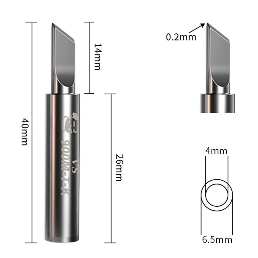 1Pcs 900M Soldering Iron Tip Lead-free Oxygen-free Copper Tips for 936 937 Soldering Stations Solder Iron Tip