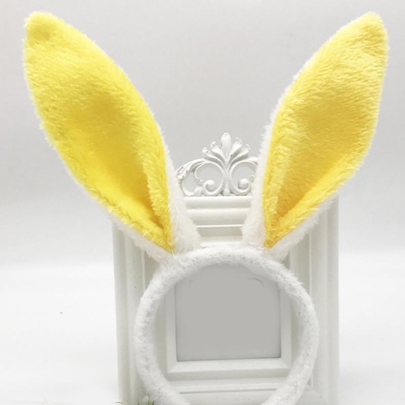 Serre-tête Oreilles de Lapin Cosplay Serre-tête Oreilles d'Animal Serre-tête Pelucheux Accessoires de Costume Thème Fille Fête Headwear