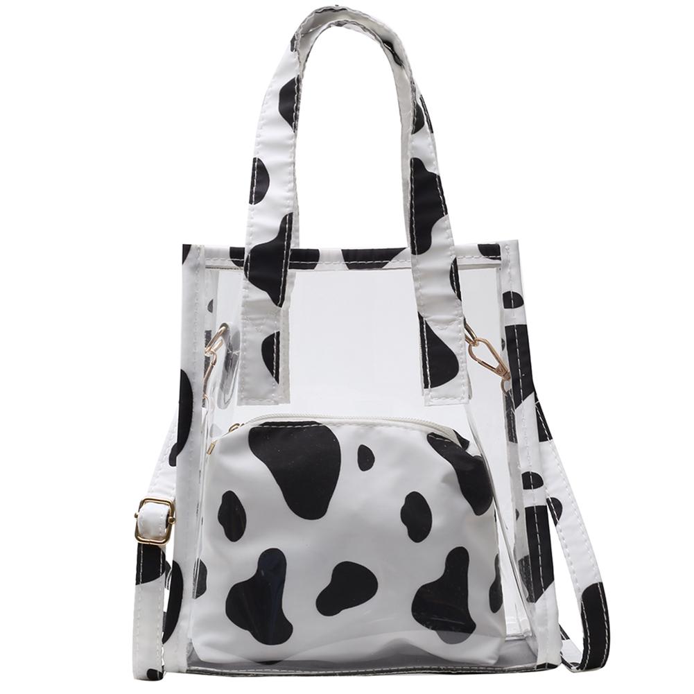 cow print mini purse
