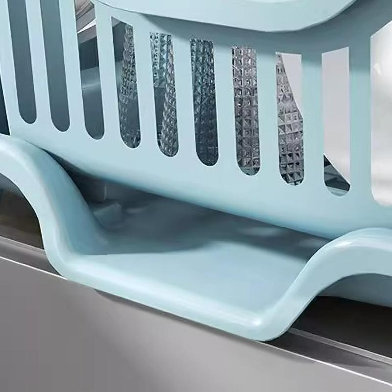 Kitchen Drainage Rack Drainer Board Countertop Utensils Plates Chopsticks Bowls Spoons Storage Dish Drying Rack