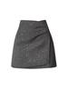 Sequin Tweed High-Waisted Irregular A-Line Slimming Skirt - Autumn/Winter 2025 Collection