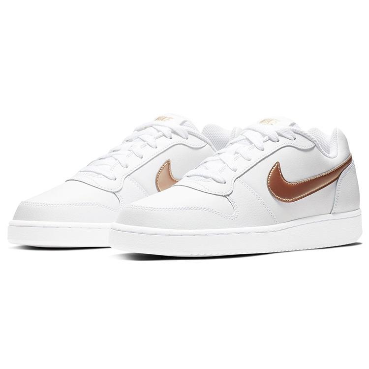 (WMNS) Nike Ebernon Low White/Gold Women's BV1156-100