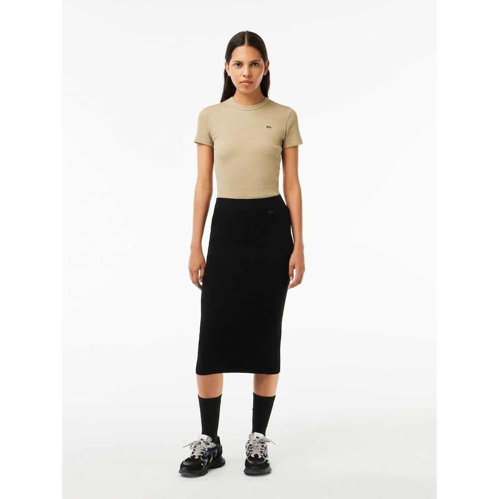 

LACOSTE Women s Ribbed Sweater Skirt JF0622 53N 031 Q2NJF0622 53N031