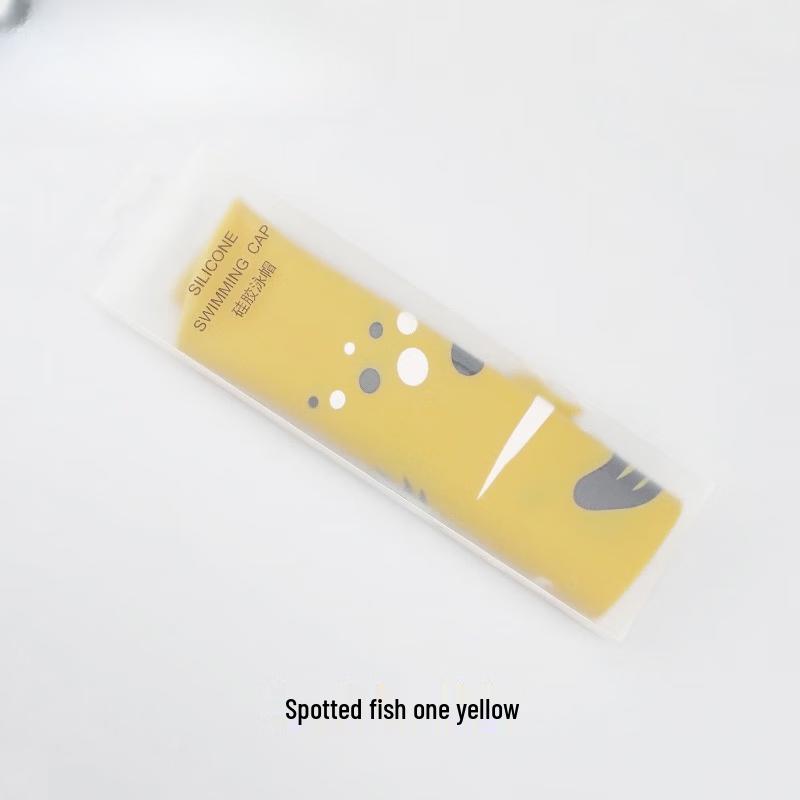 Kids  Cartoon Fish Silicone Swimming Cap