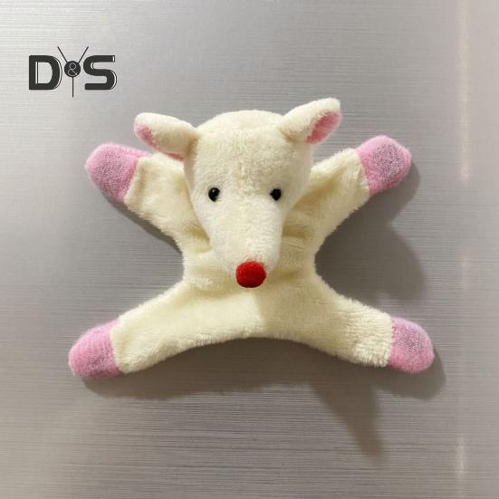 Kreslené plyšové zvířátko Magnet na lednici Plněná zvířecí panenka Magnetická dekorace na lednici Ozdoba do domácnosti, kanceláře, kuchyně, na skříňku