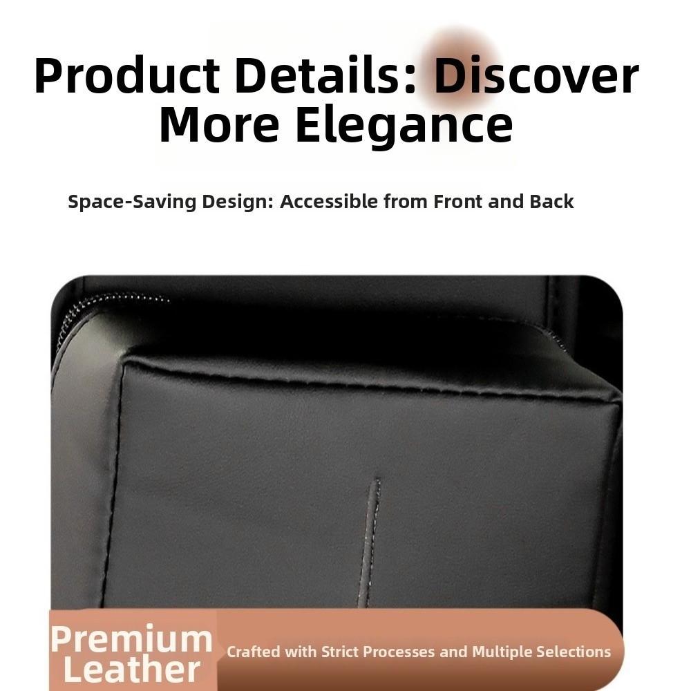 Multi-Functional Car Seat Hanging Organizer Tissue Box Auto Seat Box  Vehicle