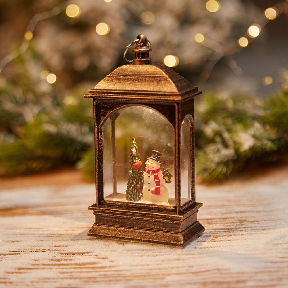 LED Lights Christmas Lantern Multicolor Christmas Decoration Christmas Wind Light Party Supplies