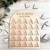 Yousheng Acts of Kindness Advent Calendar Farmhouse Rustic Wooden 25-Day Sharing Kindness Countdown Calendar Christmas Decoration