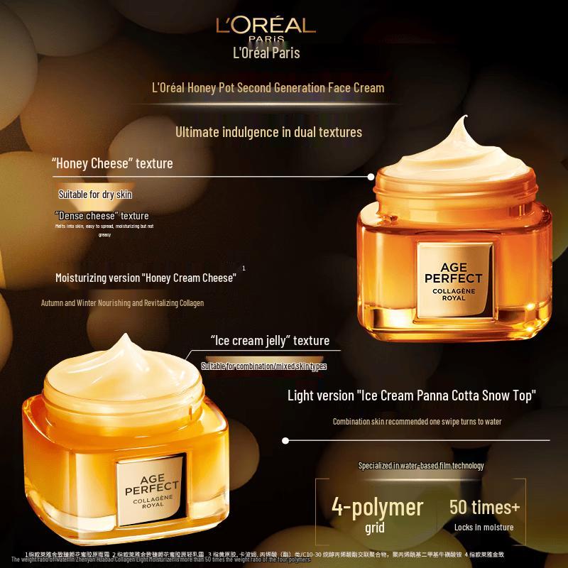 L'Oréal Golden Age Miele Collagene Crema Leggera