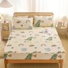 Waterproof Cartoon Elastic Fitted Sheet 160x200,Mattress Protector Cover,Mother Baby Grade,Pure Cotton Laminated Cotton Process