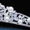 Elegant Pearls Crowned Headband For Weddings Parties And Event Sparkling Rhinestones Metal Construction Headdress