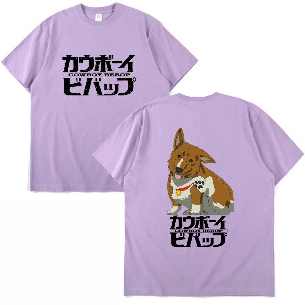 Cool tričko Cowboy Bebop Unisex Dámske Japonské Anime Tričko Dospievajúci Trend Hip Hop Čierne Tričko s Krátkym Rukávom Unisex Top Nové