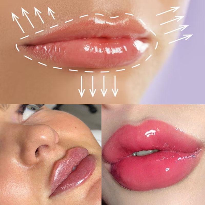 Aceite Esencial Labial Rellenador Instantáneo Aumenta la Elasticidad Labial Hidratación Duradera Nutritivo Brillo Rellenador Labial Belleza Sexy Maquillaje