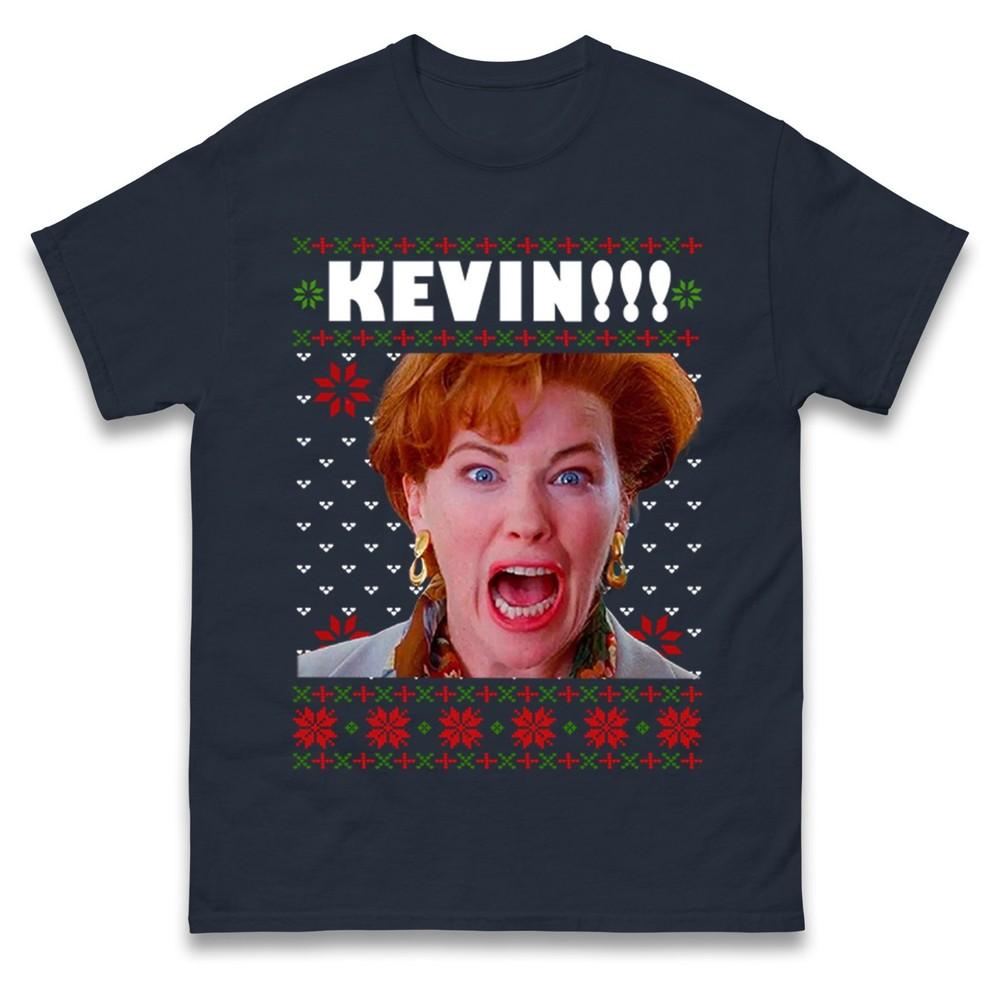 Kevin Funny Christmas Tshirt Kate Mccallister Holiday Festive Movie Gift Top