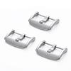 1/2/3pcs Stainless Steel Watchband Buckle Women Men Silver Solid Metal Watch Band Clasp Strap Accessories 20mm for Strap Correas