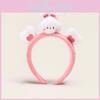 Theme Panda Animal Little Rabbit Bear Hairband With Plush Love Embroidery Design