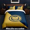 Portsmouth FC Design Bett Bettwäsche Set 1 Bettbezug + 2 Kissenbezüge Weich Atmungsaktiv Haushalt Bettwäsche