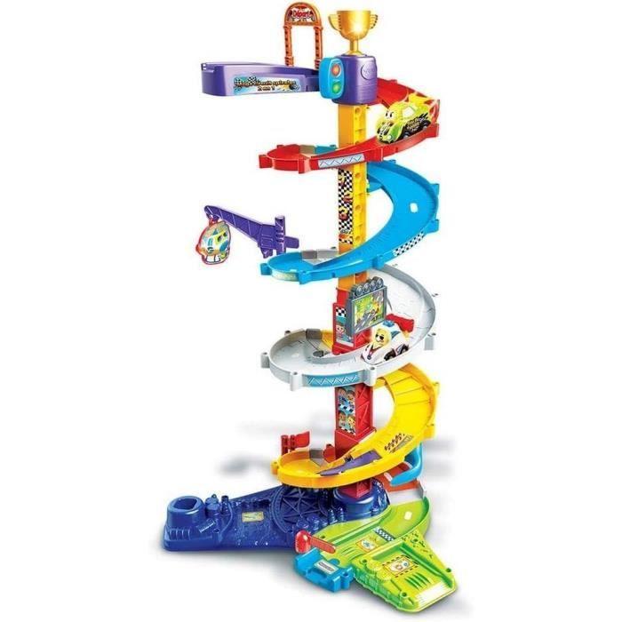 Circuit De Voitures - VTECH - Tut Tut Bolides - 2 En 1 - 5 Zones Magiques - Voiture Titouan
