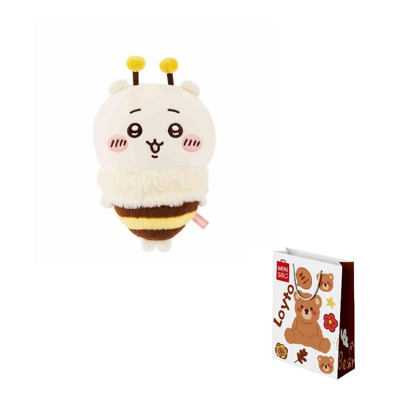 MINISO x Chiikawa Hachiware, Chiikawa, Usagi Sakura Season Bee Dolls Plush Doll Trumpets High Doll