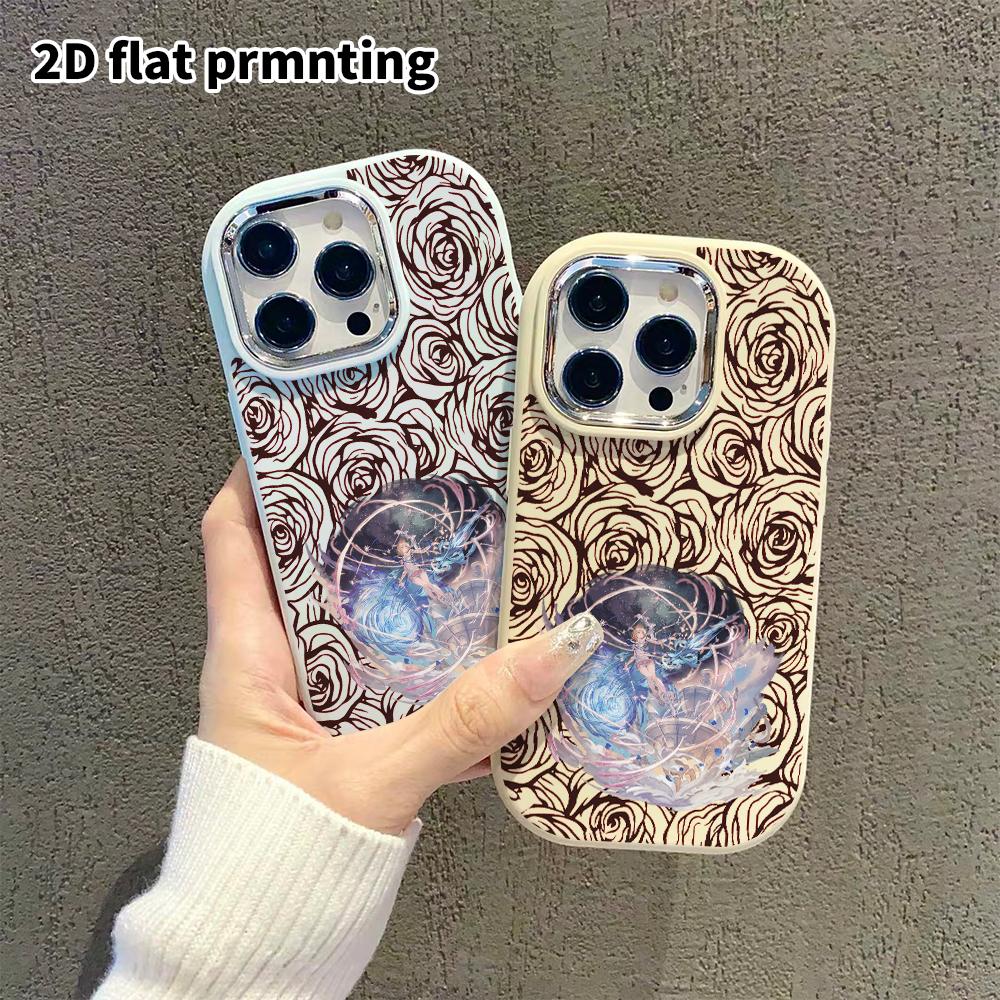 Phone Case: 2D Flat Design Suitable for iPhone 18 17 16 15 14 13 Pro Protective Case, Couple Style, Magical Girl, Christmas and Halloween Gifts