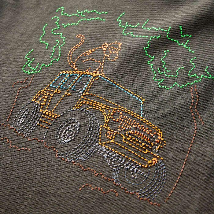 Children's Long-sleeved T-shirt Khaki 92/104/116/128/140