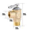 Space Efficient 3/4 Inch Pressure Relief Feature Constructed Of Strong Brass For Household Water Heaters And Boilers
