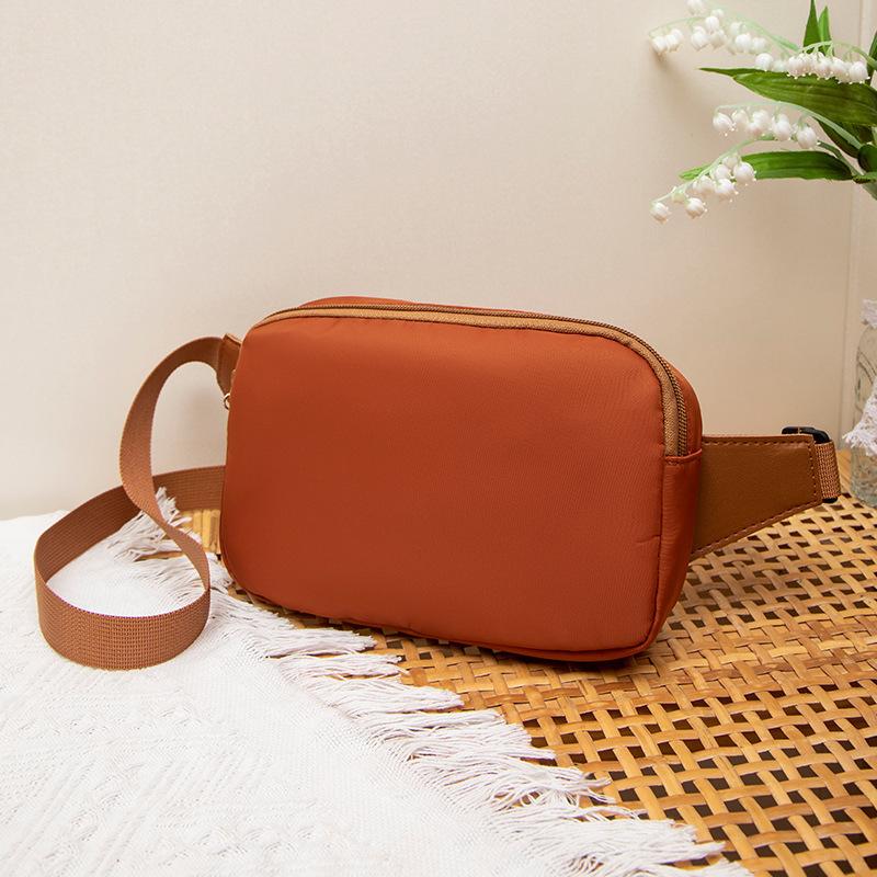 

Женские сумки Новые модные поясные сумки Повседневные спортивные сумки для улицы для бега Нагрудные сумки Кроссбоди поясная сумка коричневый