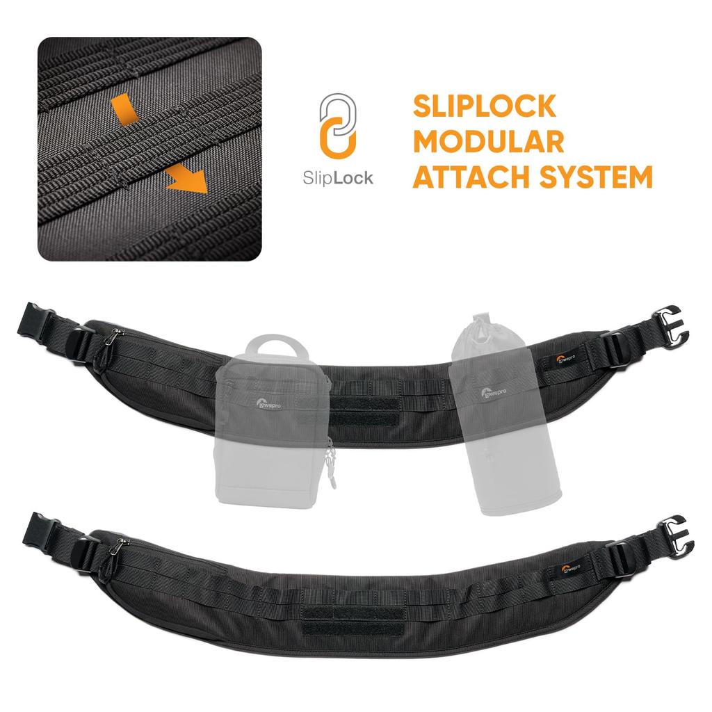 Lowepro ProTactic Utility Belt III Modulares System mit Befestigung und Schlaufen für Kamera-Zubehör Slip-Lock (LP37484-PWW)