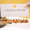 Fashionable Halloween Pumpkin Black Cats Dangle Earrings Festival Charm Syurdy Alloy Jewelry Accessory for Parties