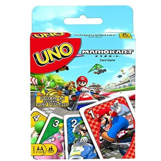 Mattel Game Uno Mario Kart Card Party 2 10 Players Ages 7 Up GWM70