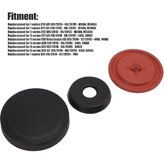 Valve Cover With Membrane,Membrane Valve Cover 11127645173 Abs Rubber Engine Valve Oil Resistant Replacement For 1 2 3 4 5 Series
