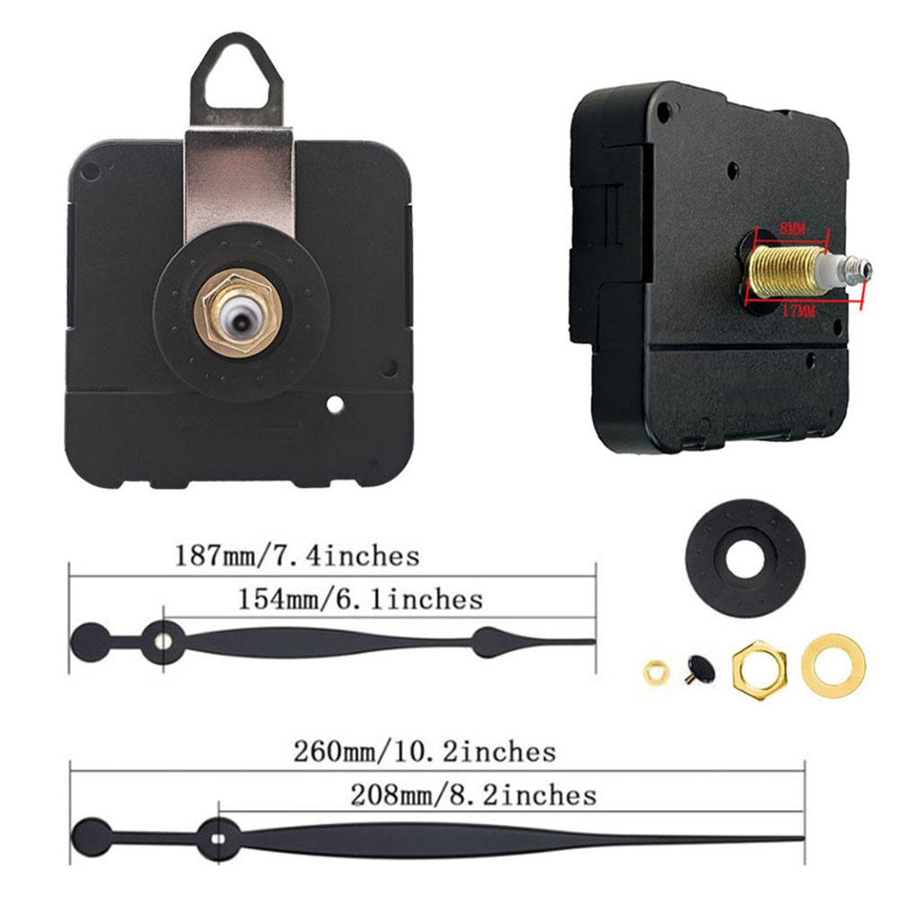 Efficient Power Usage Clock Movement Flexible Shaft Lengths As Pictures Show Wall Clock Movement For Craft Projects