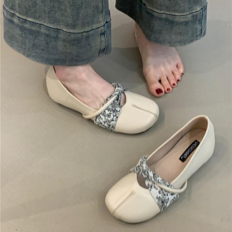 Women's Retro Mary Jane Shoes 2025Spring French Elegant Round Toe Increased Height Single Shoe Girls Fashion Dress Shallow Shoes