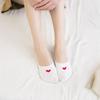 5Pairs Sweet Boat Socks Love Heart Invisible Socks Breathable Short Tube Socks  Daily