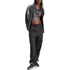 adidas Tie-Dye Crop Top Damen Tops Schwarz Grau IW0837