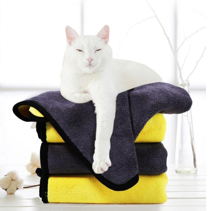 Dog Towels Pet Bath Drying Towels Absorbent Microfiber Soft Beach Towels