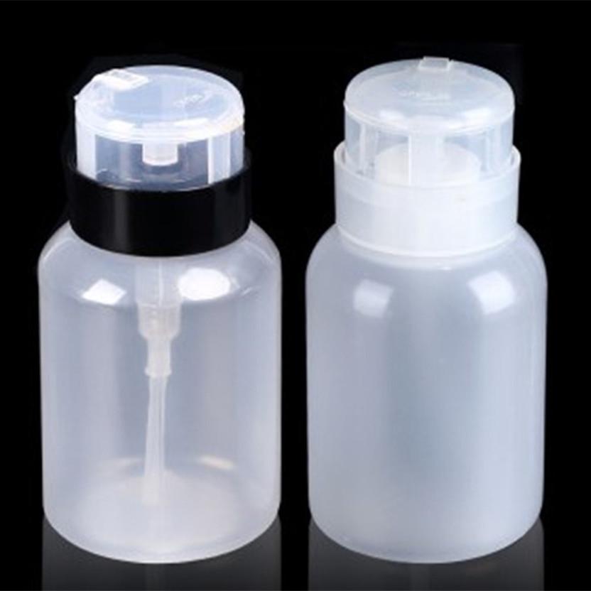 250ML Lockable Press-Type Nail Art Squeeze Bottle for Alcohol