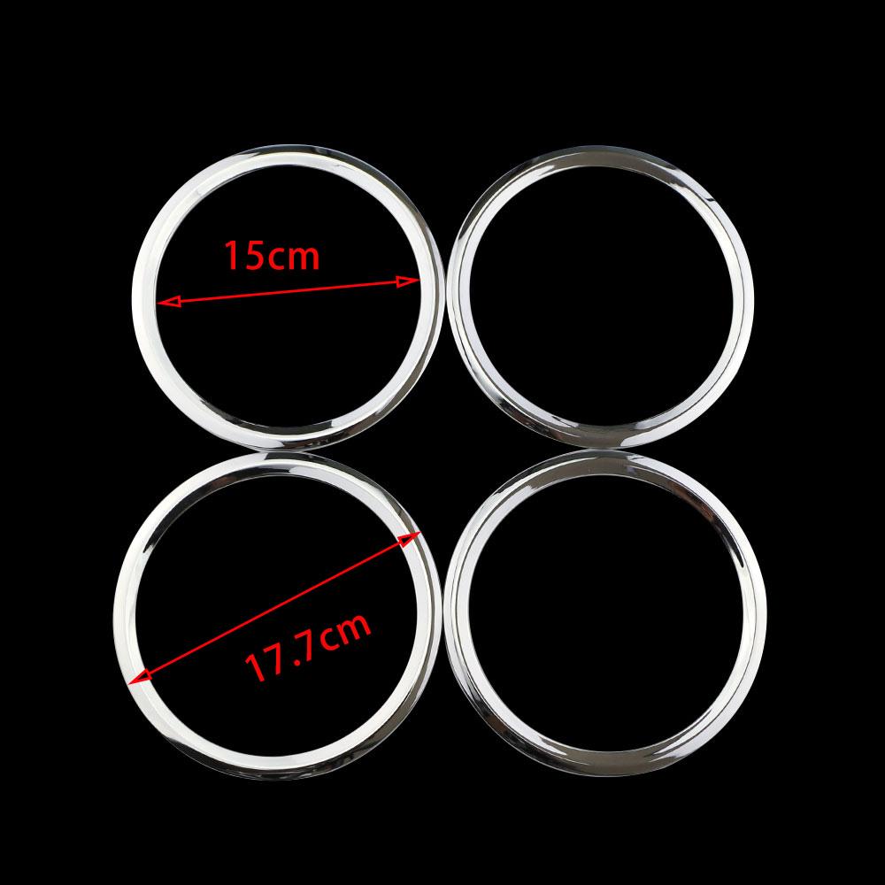 Car Door Stereo Speaker Ring Cover for Nissan Sunny Versa 2011 2012 2013 2014 2015 2016 4Pcs Speaker Trim Sticker Accessories