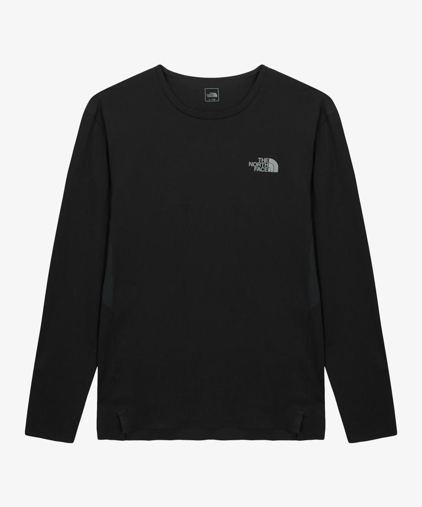 Noseupeiseu Nt7Ts02A Men'S Face-On Long Sleeve T-Shirt Black