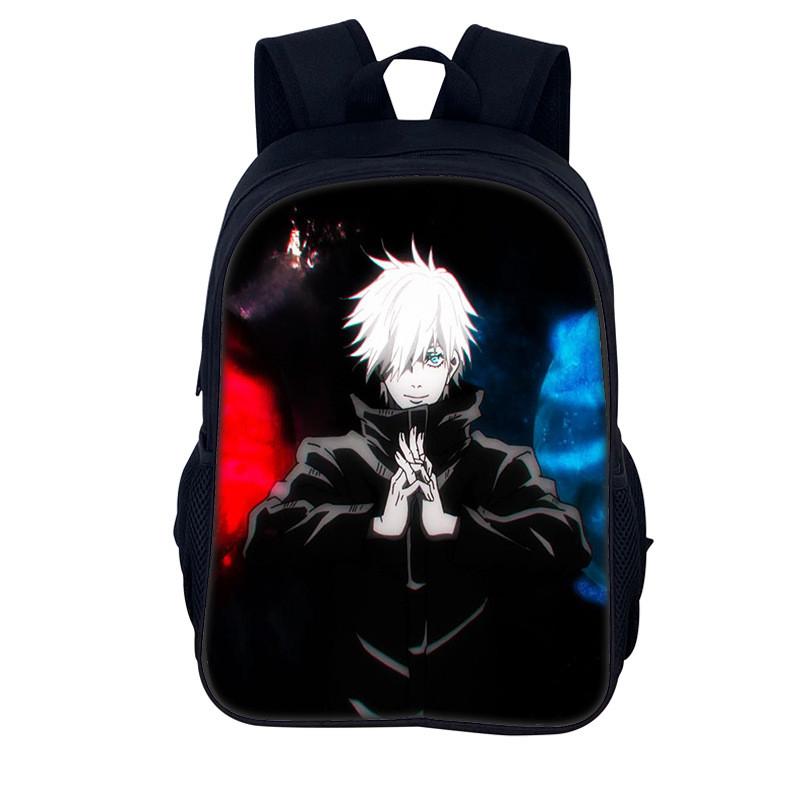 Jujutsu Kaisen Backpack For Men And Women Durable Nylon Casual School Travel Bag