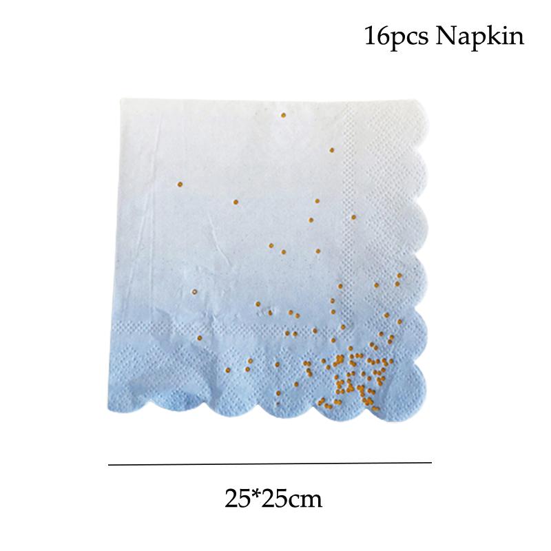 Party Teller Rosa Regenbogen Goldpunkt Speiseteller/Becher/Strohhalme/Serviettenteller Party Geburtstag Hochzeitsfeier Event Tischgeschirr Dekoration